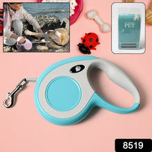 Retractable Dog Leash, Pet Walking Leash with Anti-Slip Handle, Strong Nylon Tape, Tangle-Free, One-Handed One Button Lock & Release, Suitable for Small / Medium Dog Or Cat, 16.5 ft (5 m)