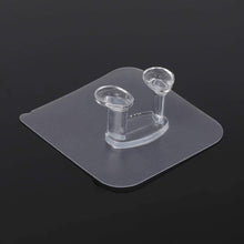 Transparent Self-Adhesive Wall Hook – Drill-Free, Waterproof & Oil-Proof for Toothbrush, Socket (1 Pc)